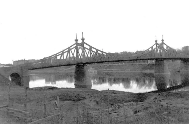 Волжский мост Немецкая фотография осень 1941 года Таким образом советская - фото 9