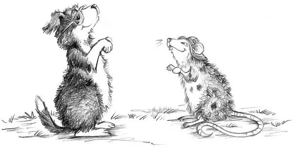 But Evie scooped up a big pawful of mud from the ground Squelch The mud - фото 26