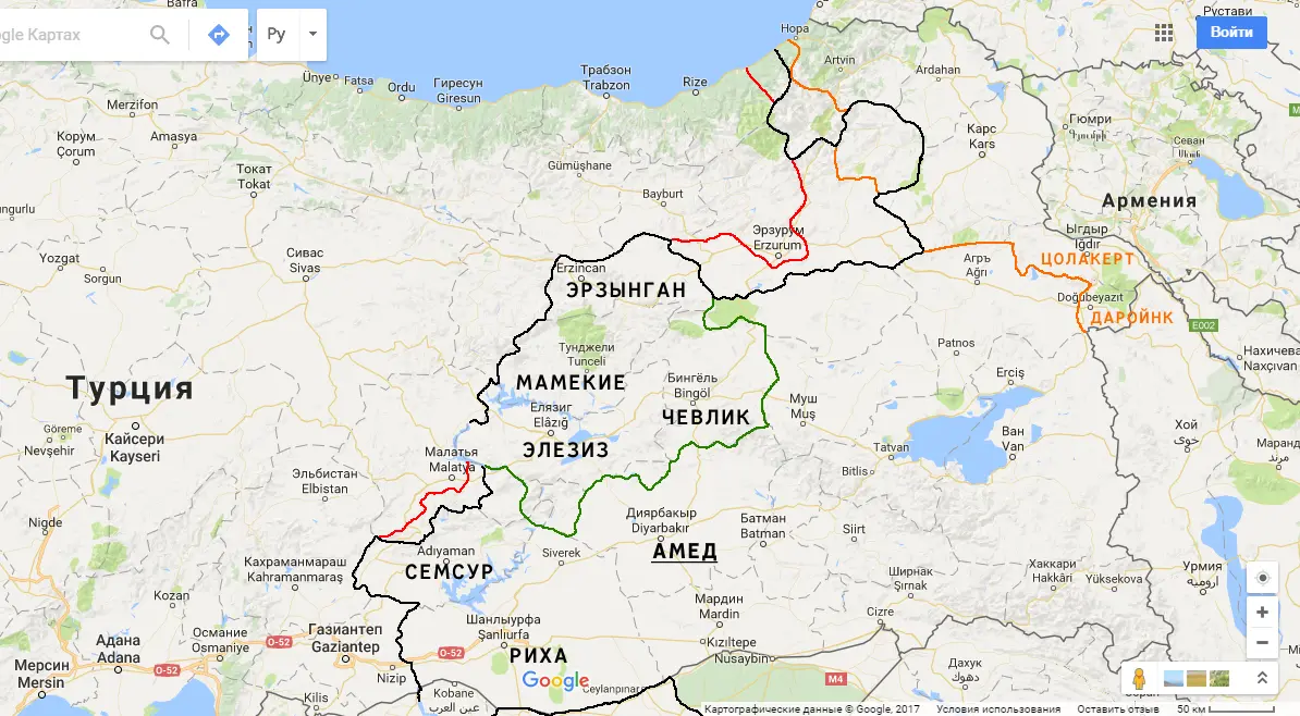 Народная республика Курдистан АИ Sentinel Граница Греции и Турции по - фото 4