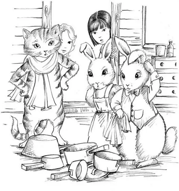 The cats ears twitched thoughtfully as she came back outside to join the - фото 8