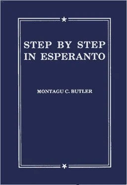 Montagu Butler Step by Step in Esperanto обложка книги