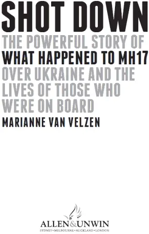 Maps Route taken by MH17 MH17 debris sites Source Dutch Safety Board - фото 1