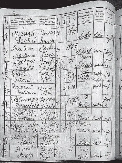 Список жильцов дома 16 по улице Большая Погулянка в четвертой сверху графе - фото 5