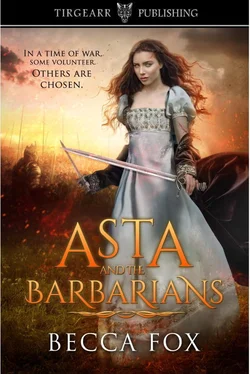 Becca Fox Asta and the Barbarians обложка книги