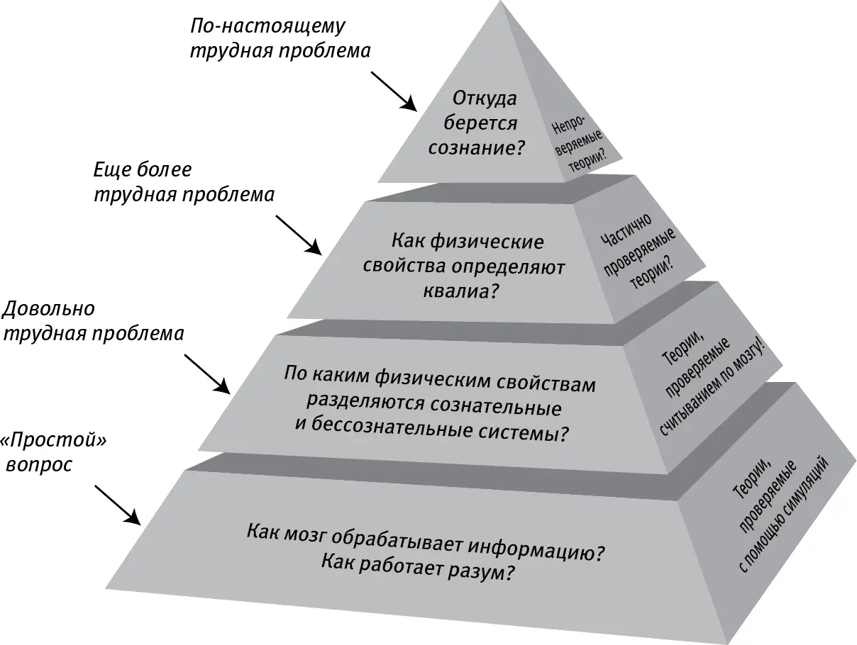 Рис 81 Понимание сознания предполагает целую иерархию проблем Та которую - фото 60