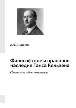 Антон Дидикин Философское и правовое наследие Ганса Кельзена обложка книги