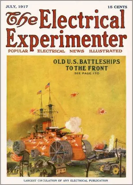 Старые американские броненосцы на фронт The Electrical Experimenter 1917 - фото 37