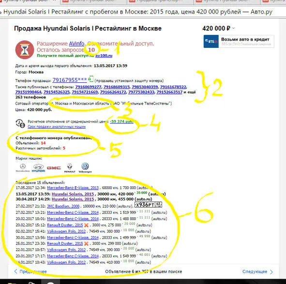 Расширение надстройка для браузера Yandex Google Chrome AVinfo Это - фото 18