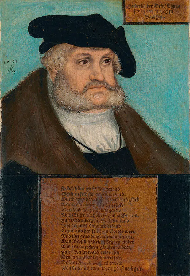 Лукас Кранах Старший Портрет Фридриха III Мудрого курфюрста Саксонии 1532 - фото 25