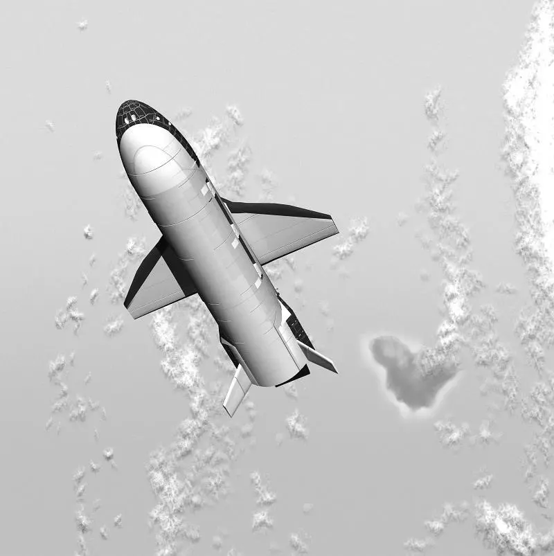 3Dмодель американского воздушного корабля Х37В Российская электромагнитная - фото 5