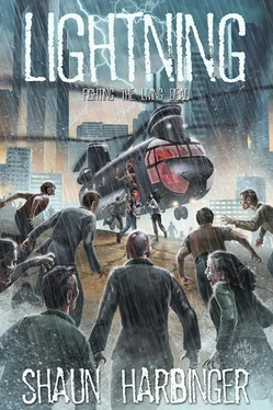 Shaun Harbinger Lightning: Fighting the Living Dead обложка книги