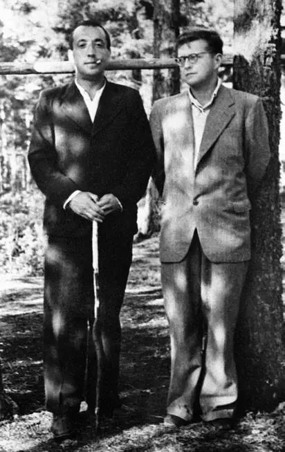 С И Д Гликманом на даче в Комарово под Ленинградом 1948 С Л Т - фото 81