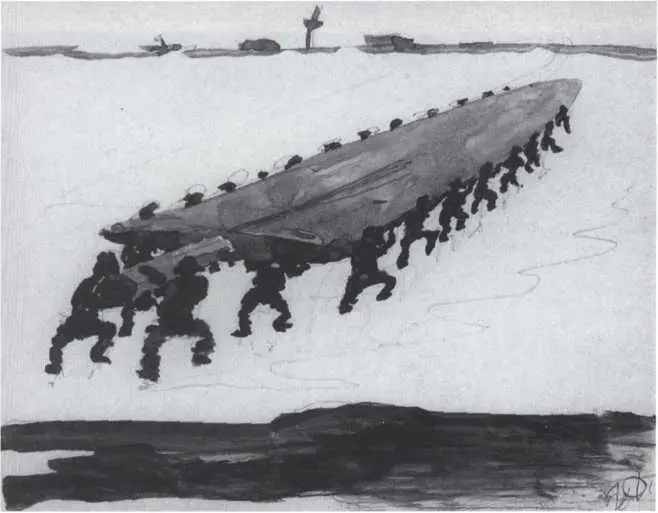Путь к причалу Путевые зарисовки 1960 г Арктика На съемках кинофильма - фото 12