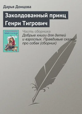 Дарья Донцова Заколдованный принц Генри Тигрович обложка книги