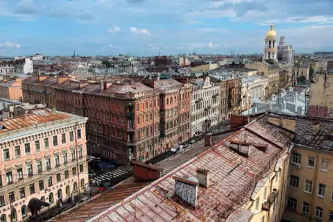 Saint Petersburg from above Every day the sky is different but the city is - фото 97