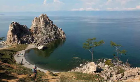 The Skala Shamanka is the most famous landmark on Olkhon The local shamans - фото 112