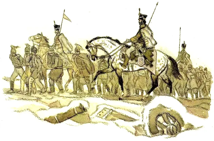 Летом 1812 года пятисоттысячная армия Наполеона двинулась на Россию Горели - фото 14