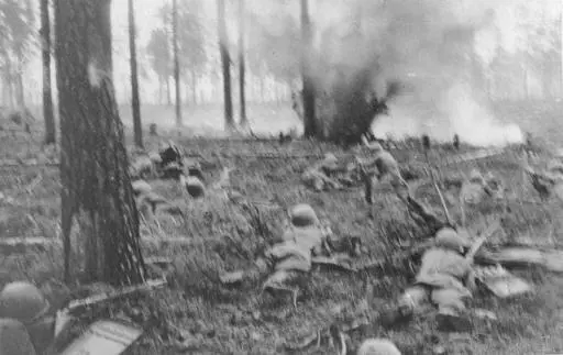 These remarkable photographs show Soviet infantry taking cover as they come - фото 77