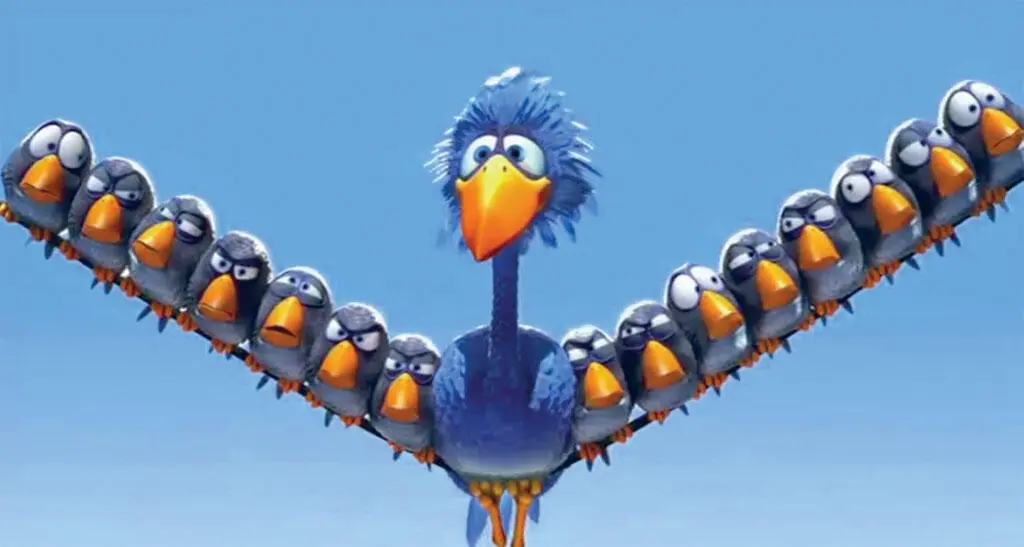 О птичках 2000 студия Pixar В самом начале мультфильма мы видим маленьких - фото 1