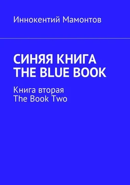 Иннокентий Мамонтов Синяя книга. The Blue Book. Книга вторая обложка книги