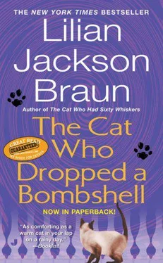 Lilian Braun The Cat Who Dropped a Bombshell обложка книги