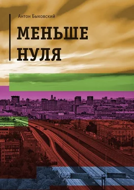 Антон Быковский Меньше нуля обложка книги