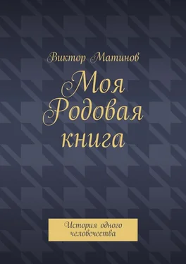 Виктор Матинов Моя Родовая книга обложка книги