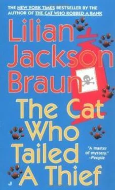 Лилиан Браун The Cat Who Tailed A Thief обложка книги
