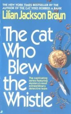 Лилиан Браун The Cat Who Blew The Whistle обложка книги