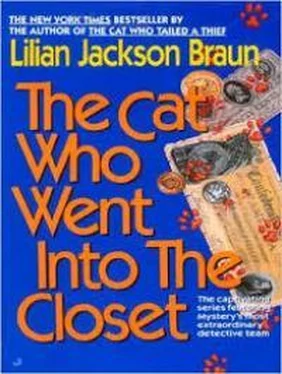 Лилиан Браун The Cat Who Went Into The Closet обложка книги