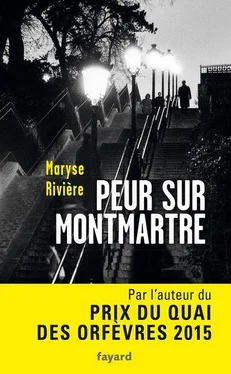 Maryse Rivière Peur sur Montmartre обложка книги