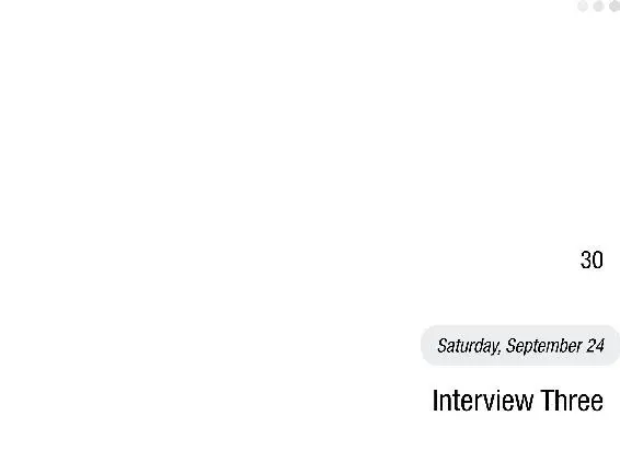 My coffee steams in the sharp chill of the interview room This September has - фото 31