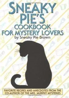 Рита Браун Sneaky Pie's Cookbook For Mystery Lovers обложка книги