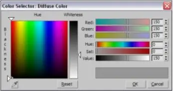 Рис 58 Окно Color Selector Рис 59 Две текстуры в слотах с разными - фото 407