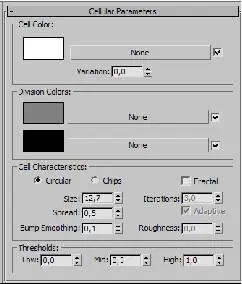 с ненастроенными параметрами Рис 538 Свиток Cellular Parameters Size - фото 442