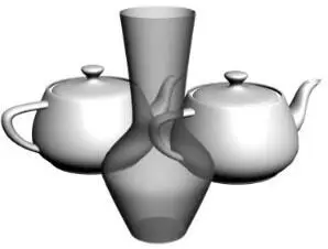 Рис 561 Непрозрачность задана при помощи карты Falloff Gradient Градиент - фото 466