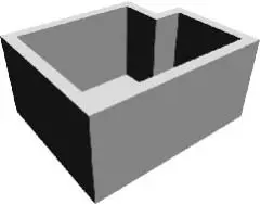 Рис 579 Исходная модель комнаты Рис 580 Первое изображение обоев - фото 482