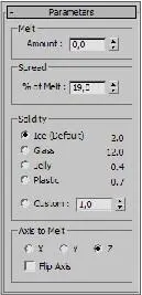 Рис 610 Свиток ParametersРис 611 Объект частично расплавлен 4 Параметр - фото 509