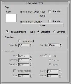Рис 921 Эффект тумана Рис 922 Свиток Fog Parameters 10 При выборе - фото 696