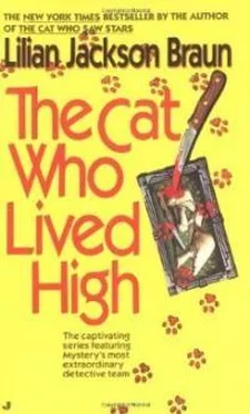 Лилиан Браун The Cat Who Lived High обложка книги