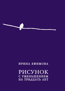 Ирина Ефимова Рисунок с уменьшением на тридцать лет обложка книги