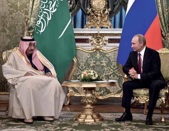 18 New Middle Eastern Partners Putin with Saudi Arabias King Salman on his - фото 52
