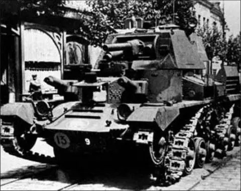 Calais June 1940 A close support A9 tank sits damaged and abandoned It - фото 8