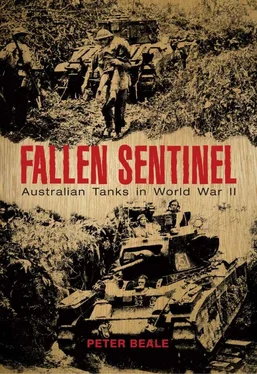 Peter Beale Fallen Sentinel: Australian Tanks in World War II обложка книги