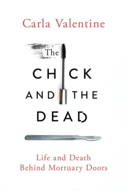 Carla Valentine The Chick and the Dead: Life and Death Behind Mortuary Doors обложка книги