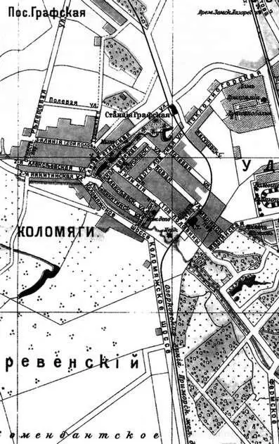 Трасса прохождения Озерковской линии Приморской железной дороги через Коломяги - фото 32