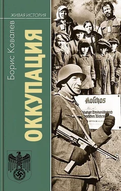 Борис Ковалев Оккупация обложка книги