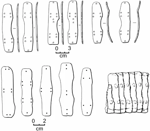 Lamellae from Khazar cuirasses made in typical Asian nomad style found during - фото 29