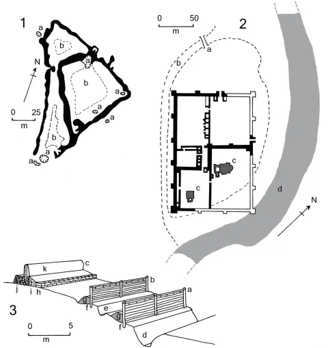 Fortifications in the Khazar Khaganate 1 Defensive earthworks at - фото 33