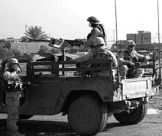 The other end of the scale Unarmoured Humvees were very exposed to any small - фото 19